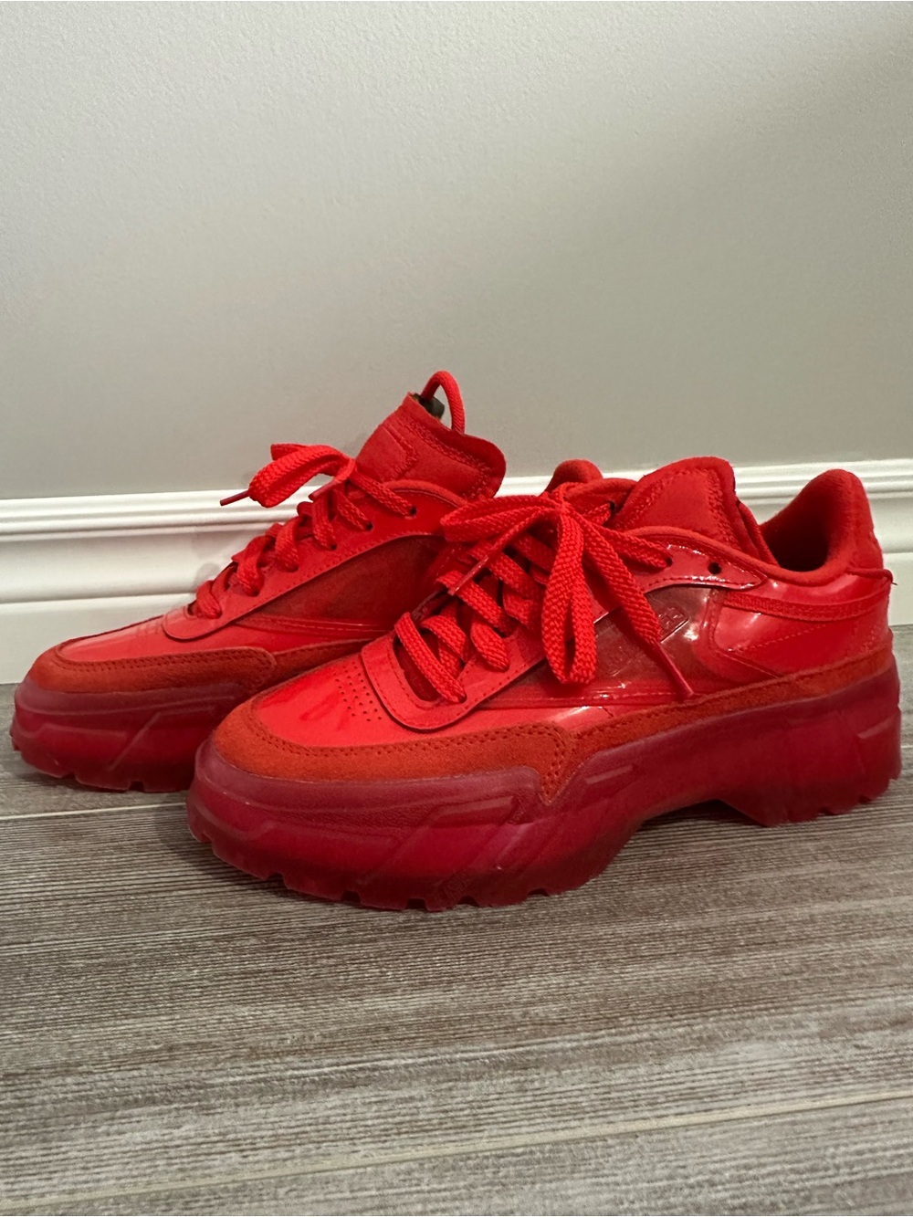Limited Edition Red Cardi B Sneakers